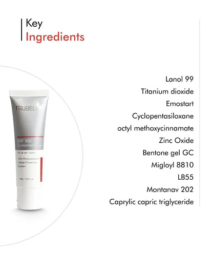 Trubella Sunscreen Cream SPF 100